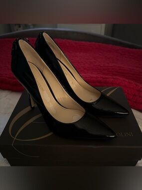 Enzo Angiolini Corset Back Heels - size 7